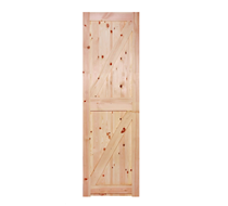 78x30 REDWOOD FRAMED LEDGED & BRACED DOOR